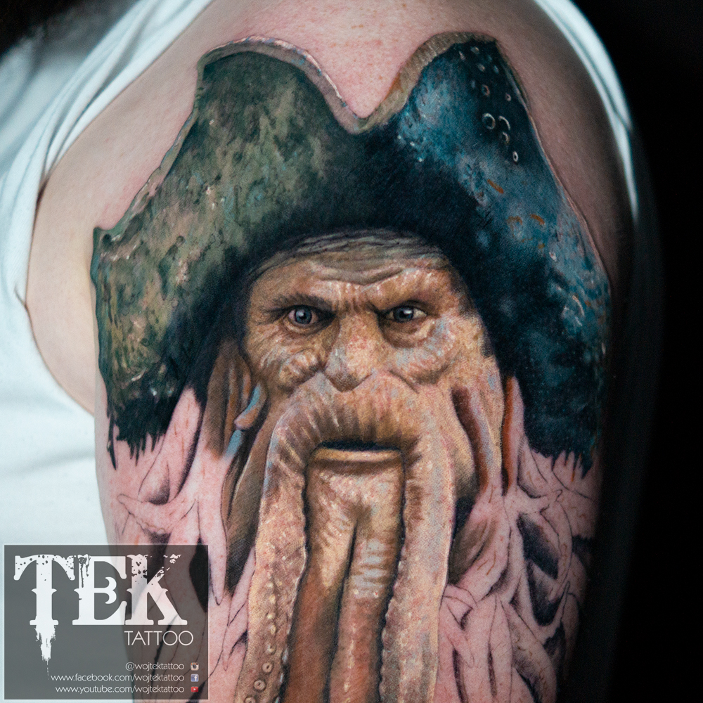 Davy Jones tattoo