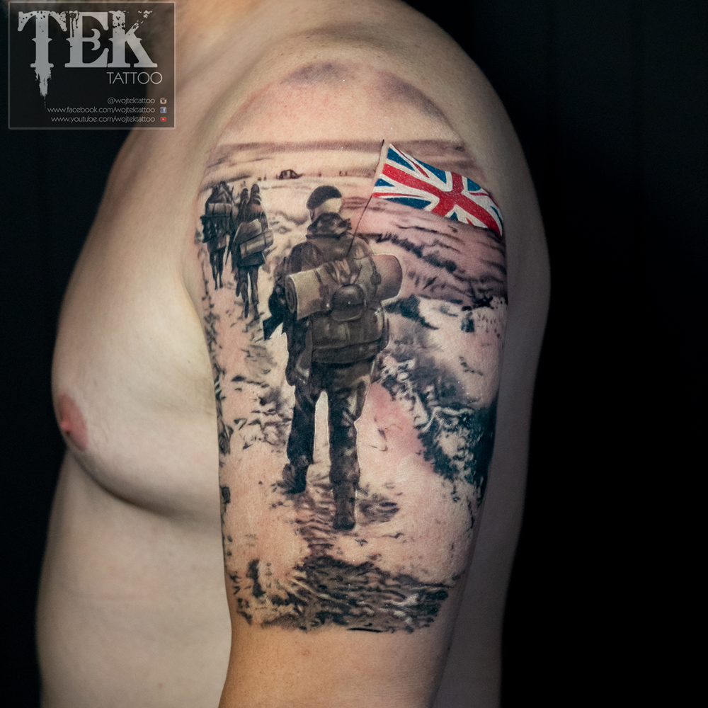 Memorial Falklands tattoo